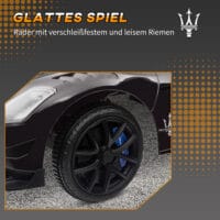 Schwarzes Bobby Car Rutschauto mit Stauraum unter dem Sitz und Hupe, ideal für Kinder von 1.5-5 Jahren. Ein Klassiker für die ersten Fahrten.