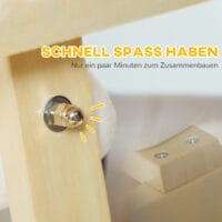 Weisses Plüsch-Schaukeltier in Form eines süssen Hundes mit Soundeffekten, ideal für Kinder von 2-4 Jahren. Ein treuer Spielkamerad, der zum Schaukeln einlädt.