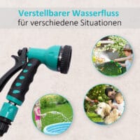 Schlauchtrommel 15 m, mit Frostschutzfunktion und 180° schwenkbar.