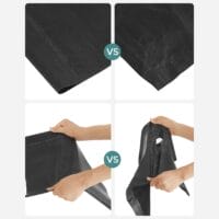 Schuhregal platzsparend Schuhschrank Metall Schwarz