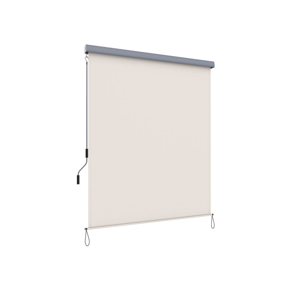 Senkrechtmarkise Sonnenschutz Terrasse, 2,5x1,8m, Polyester Beige