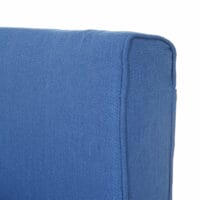Sessel Schlafsofa Textil Blau