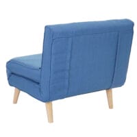 Sessel Schlafsofa Textil Blau
