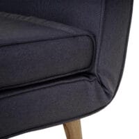 Sessel Schlafsofa Textil Dunkelgrau