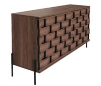 Sideboard Kommode 3D-Flecht-Design Push-to-open 152x80x40cm