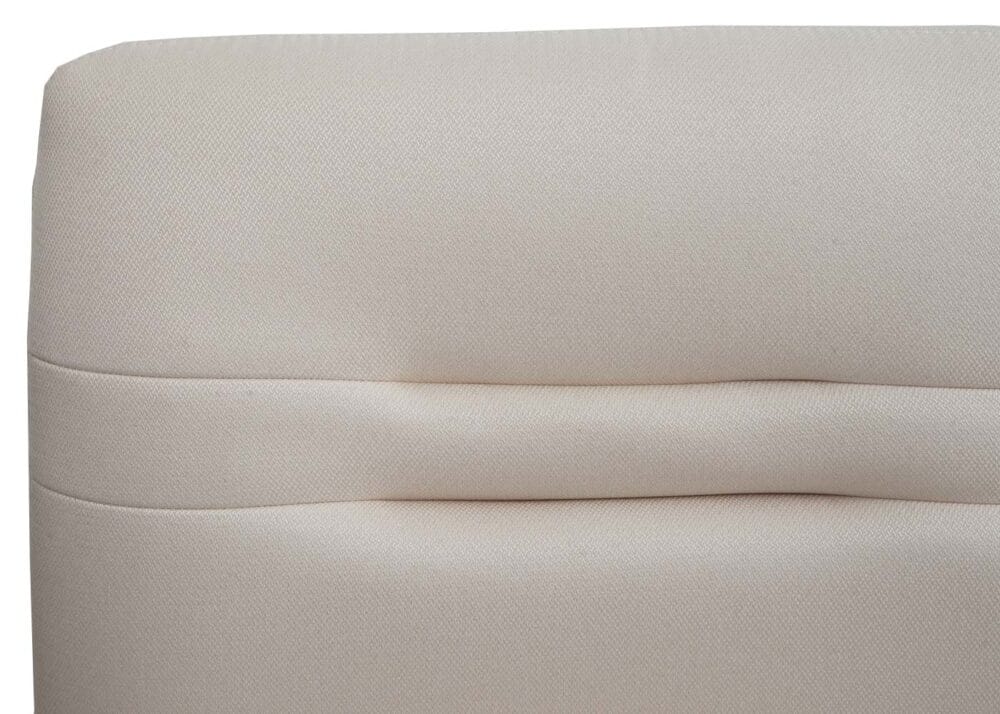 Sitzbank JAM-H70 Textil Edelstahl 160cm creme-beige