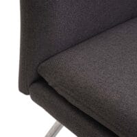 Sitzbank JAM-H70 Textil Edelstahl 180cm grau-braun