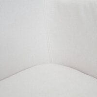 Sitzbank JAM-L13 Textil 133cm creme-weiss