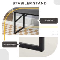 Dunkelgraue stilvolle Sitzbank in Samtoptik, vielseitig einsetzbar in verschiedenen Wohnbereichen.