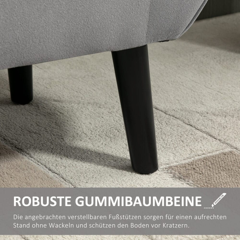 Graue Sitzbank mit Stauraum, Masse 118x42x66cm. Eine grosse Sitzbank mit viel Platz für Ihre Gegenstände.