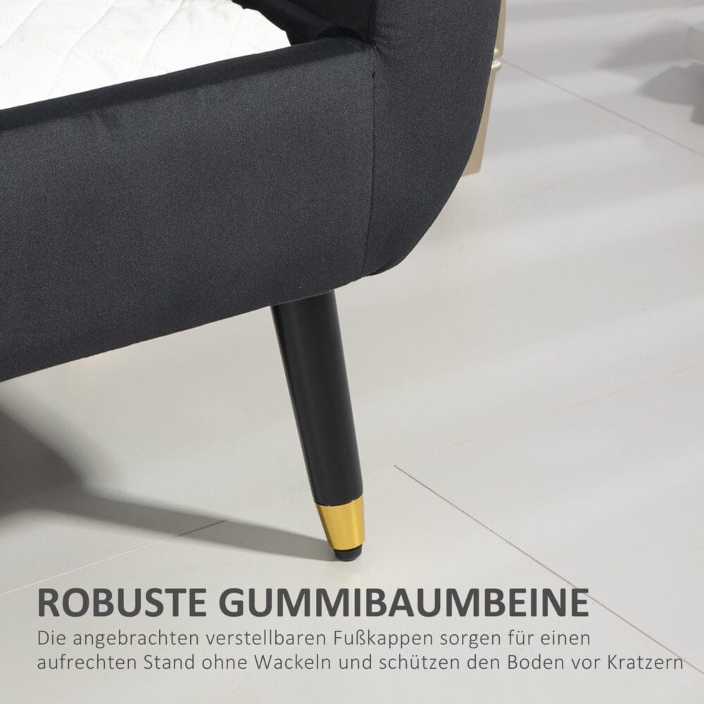 Dunkelgraue Sitzbank mit Stauraum in Samtoptik, Masse 107x42x65cm. Eine luxuriöse und funktionale Ergänzung.