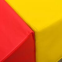 4-teiliges Set Softbausteine, ideal für Kinder von 12-36 Monaten. Weiche und sichere Bausteine für die motorische Entwicklung.