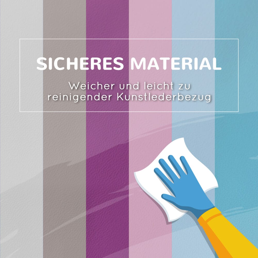 Bunte 11-teilige Softbausteine aus Kunstleder, ideal für Kinder von 1-3 Jahren. Weich und sicher zum Spielen und Bauen.