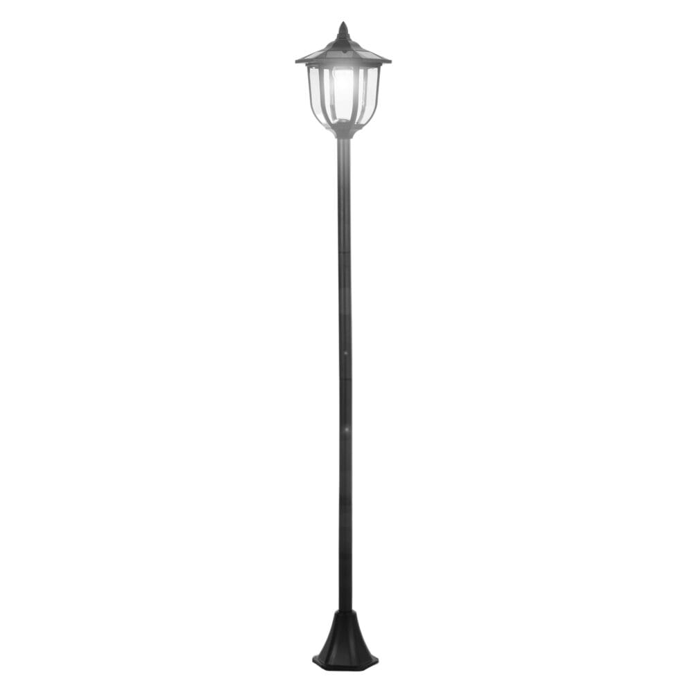Solar-Gartenlaterne Ø265x177 cm, LED-Leuchte für außen, Farbe Schwarz.