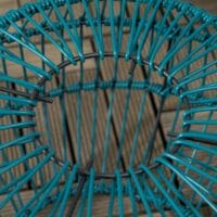 Solarleuchte im Trommel-Design mit LED-Beleuchtung, Farbe Grün.