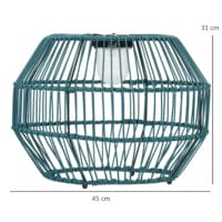 Solarleuchte im Trommel-Design mit LED-Beleuchtung, Farbe Grün.