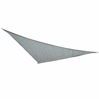 Sonnensegel 4x4m dreieckig 185g/m² HDPE grau