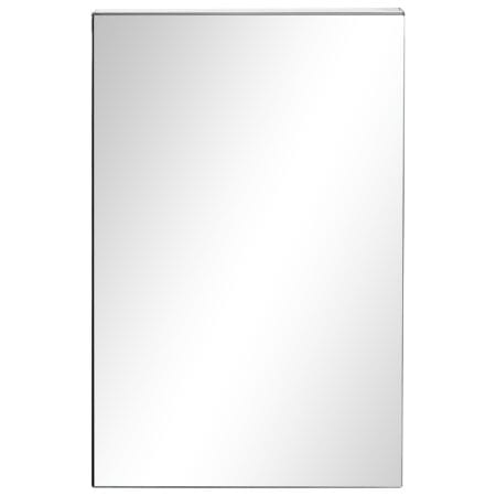Silberner Spiegelschrank für das Bad 39x12x60cm aus Edelstahl mit 3 Ebenen