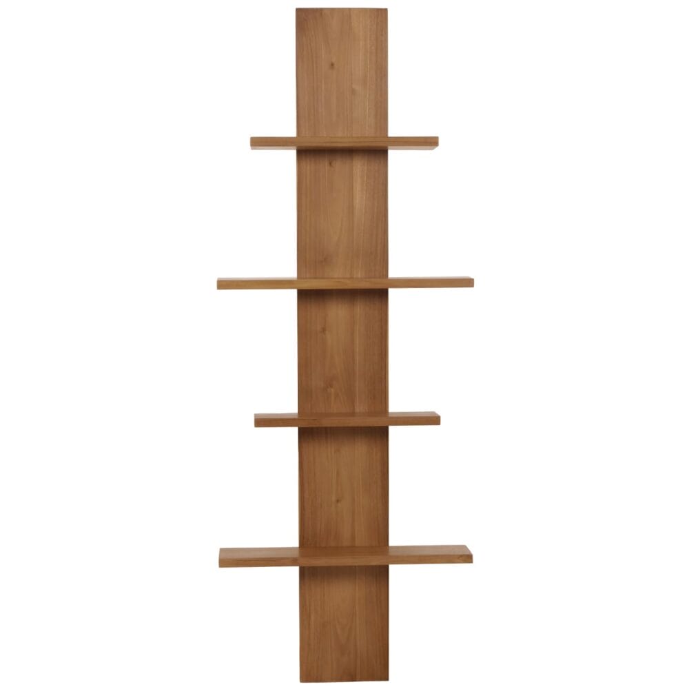 Teak-Wandregal JAM-M72 Badregal 51x56x15cm B-Grade-Teak