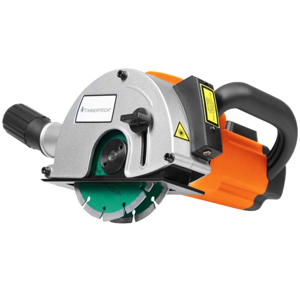 TIMBERTECH® Mauernutfräse 1700W 4000U/min mit Laser 150mm Scheiben