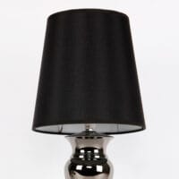 Moderne Tischlampe H:48cm Schwarz