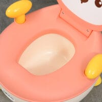 Töpfchen Fuchs Design rutschfest speziell für Kinder von 6 Monaten bis 3 Jahre Rosa zum spielerischen Töpfchentraining.