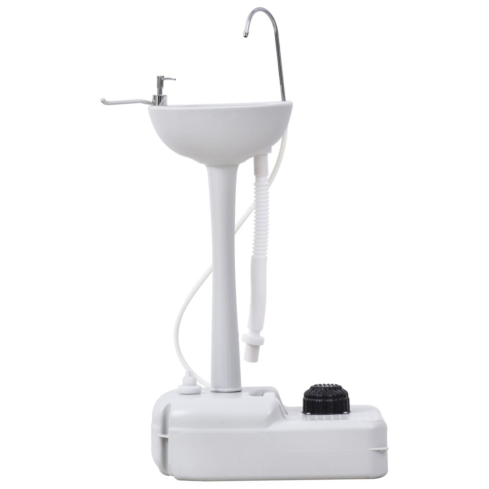 Tragbare Handspüle mit 17L Tank, ideal für Camping & Outdoor.