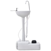 Tragbare Handspüle mit 17L Tank, ideal für Camping & Outdoor.