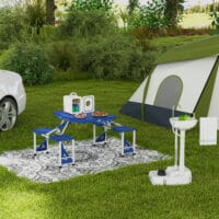 Tragbare Handspüle mit 17L Tank, ideal für Camping & Outdoor.