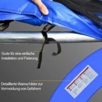 Bunte Randabdeckung als Trampolin Zubehör Set für Trampoline mit 244 cm Durchmesser