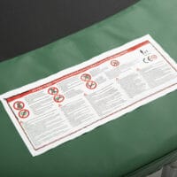Grüne Randabdeckung als Trampolin Zubehör Set für Trampoline mit 244 cm Durchmesser