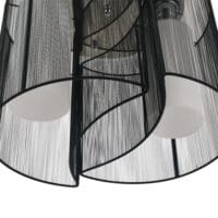 Vintage Deckenlampe 2-flammig Ø47,5x33cm Schwarz – Produktfoto zeigt modernes Design, hochwertige Materialien und funktionale Eigenschaften ideal für Wohn- oder Arbeitsbereiche. Perfekt als Einrichtungsinspiration oder zur Produktpräsentation in einem Onlineshop.