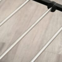Grosser klappbarer Wäscheständer mit Teleskopstangen