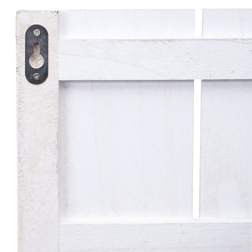 Wandregal JAM-C65 6 Ebenen 110x50x14cm Massivholz Vintage weiss