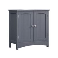 Waschbeckenunterschrank in Vintage Grau mit 60x30x60 cm, stilvolle Optik.