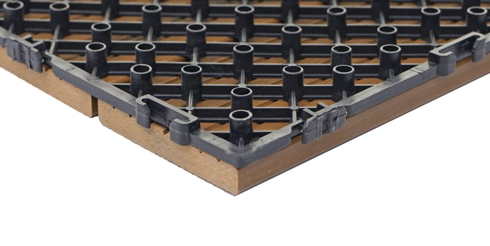 WPC Gartenfliese 1m2 JAM-E20 Holzoptik 11x je 30x30cm